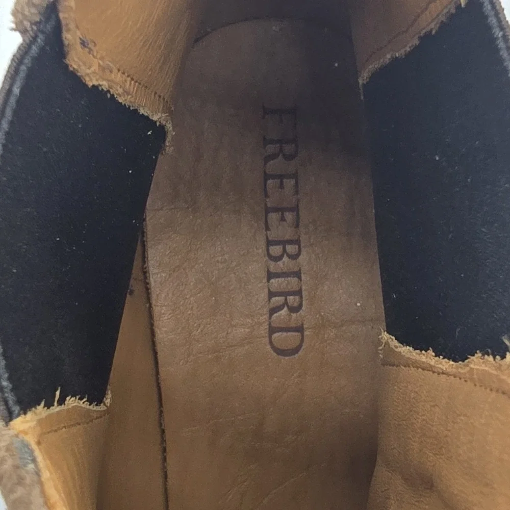 Freebird Palmer Chelsea Boots Taupe Suede Leather Men's Size 12 Made in Mexico